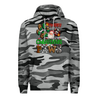 Slate Camo merry christmas paws with santa Premium Hoodie - AdoDesignShop