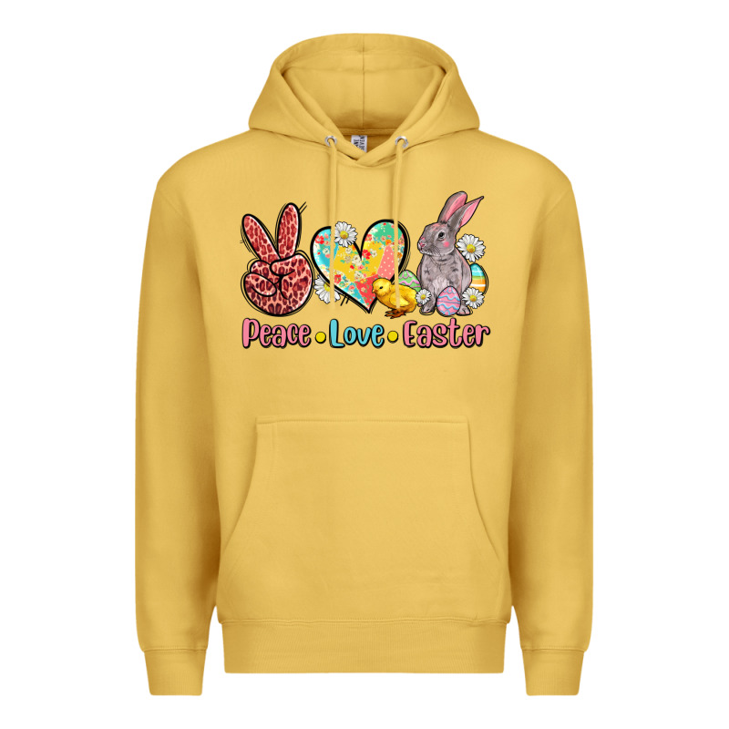 Peace Love Easter Premium Hoodie by AdoDesignShop | Teevron