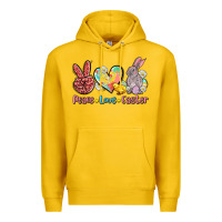 Lemon peace love easter Premium Hoodie - AdoDesignShop