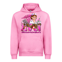 Fuchsia Pink lvn licensed vocational nurse Urban Hoodie - AdoDesignShop