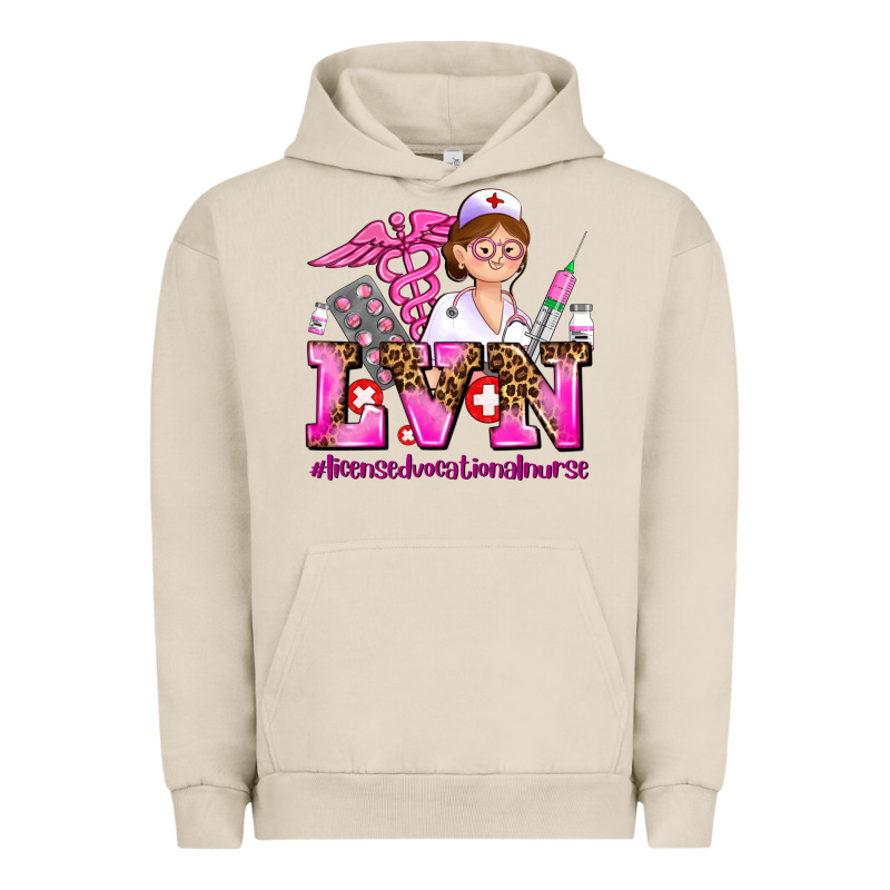 Lvn Licensed Vocational Nurse Urban Hoodie by AdoDesignShop | Teevron