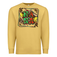 Softball Nana With Leopard Premium Sweatshirt | Teevron