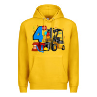 Lemon forklift birthday four Premium Hoodie - Artiststas