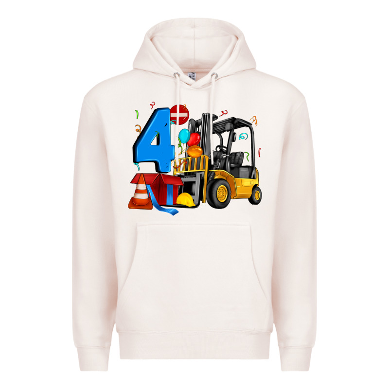 Forklift Birthday Four Premium Hoodie by Artiststas | Teevron