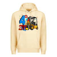 Pina Colada forklift birthday four Premium Hoodie - Artiststas