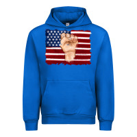 Cobalt american flag with hand Urban Hoodie - Artiststas