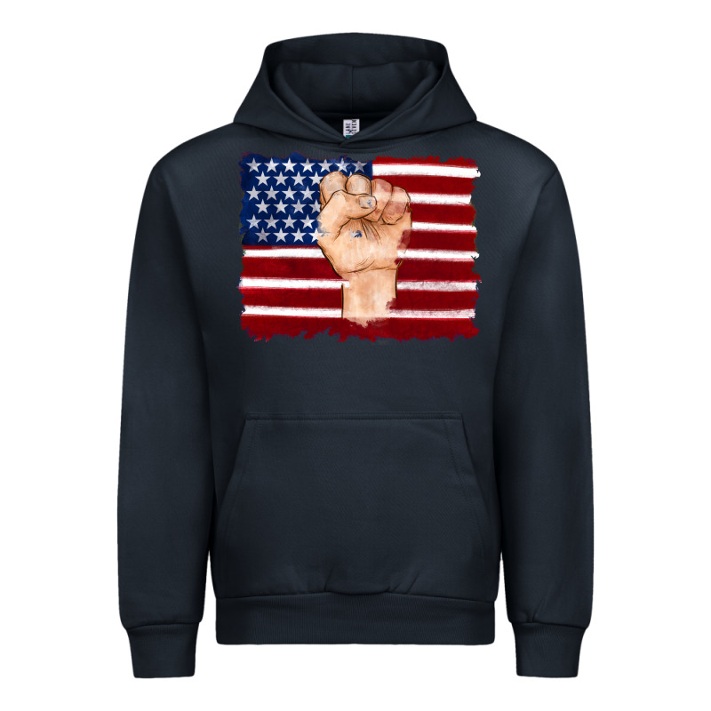 American Flag With Hand Urban Hoodie by Artiststas | Teevron