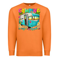 Carrot camping is my happy place Premium Sweatshirt - texasbilliewilder