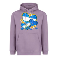 Lavender nicaragua hearts Heavyweight Hoodie - texasbilliewilder