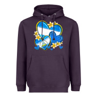Plum nicaragua hearts Heavyweight Hoodie - texasbilliewilder