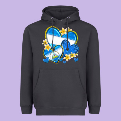 Nicaragua Hearts Heavyweight Hoodie Designed By Texasbilliewilder