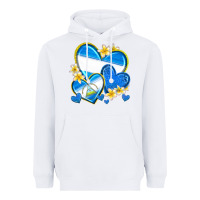 White nicaragua hearts Heavyweight Hoodie - texasbilliewilder