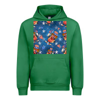 Emerald 4th of july hotdog seamless pattern Urban Hoodie - BundleAndBundleShop