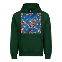 Forest Green 4th of july hotdog seamless pattern Urban Hoodie - BundleAndBundleShop