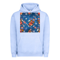 Pigment Grape Ice 4th of july hotdog seamless pattern Urban Hoodie - BundleAndBundleShop