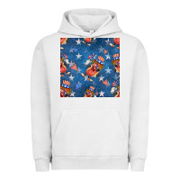 Pigment Lunar Rock 4th of july hotdog seamless pattern Urban Hoodie - BundleAndBundleShop