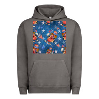 Pigment Tornado 4th of july hotdog seamless pattern Urban Hoodie - BundleAndBundleShop