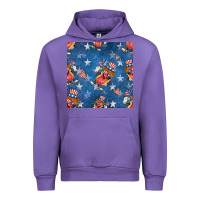 Tulip 4th of july hotdog seamless pattern Urban Hoodie - BundleAndBundleShop