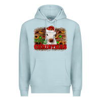 Blue Mist merry christmas Premium Hoodie - JahusDesignShop