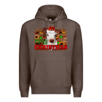 Coffee merry christmas Premium Hoodie - JahusDesignShop