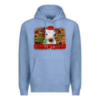 Colony Blue merry christmas Premium Hoodie - JahusDesignShop