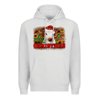 Dove Grey merry christmas Premium Hoodie - JahusDesignShop