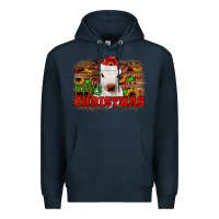 Navy merry christmas Premium Hoodie - JahusDesignShop