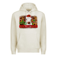 Oatmeal Heather merry christmas Premium Hoodie - JahusDesignShop