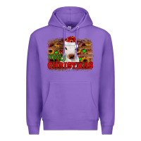 Purple merry christmas Premium Hoodie - JahusDesignShop