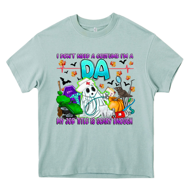 I Don't Need A Costume Im A Da My Job Title Is Sca Heavy Core Tee by CowhideDigitalArt | Teevron