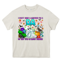 Cream I Don't Need A Costume Im A DA My Job Title Is Sca Heavy Core Tee - CowhideDigitalArt