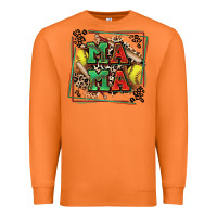 Carrot softball mama with leopard Premium Sweatshirt - Zillion Design Studio