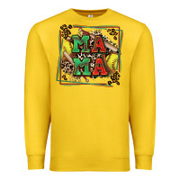 Lemon softball mama with leopard Premium Sweatshirt - Zillion Design Studio