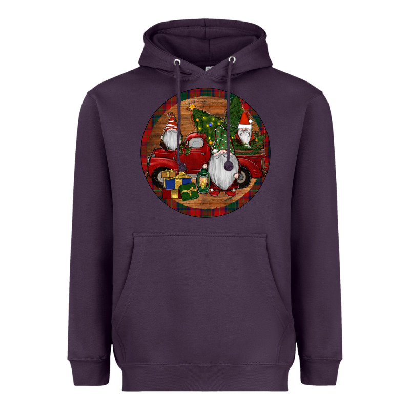 Gnome Truck Christmas Heavyweight Hoodie by RanaPortraitStore | Teevron