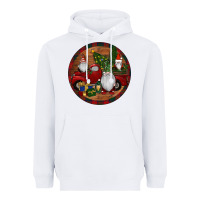 White Gnome Truck Christmas Heavyweight Hoodie - RanaPortraitStore