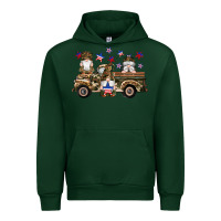 Forest Green camouflage gnomes american flag star truck Urban Hoodie - Artiststas