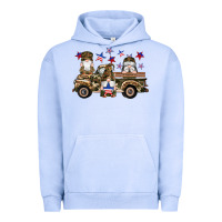 Pigment Grape Ice camouflage gnomes american flag star truck Urban Hoodie - Artiststas