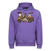Tulip camouflage gnomes american flag star truck Urban Hoodie - Artiststas