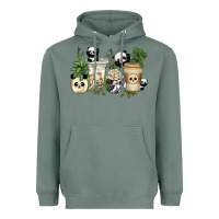 Sage panda coffee cups Heavyweight Hoodie - texasbilliewilder