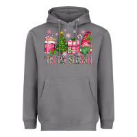 Storm pink christmas 'tis the season gnome Heavyweight Hoodie - Zillion Design Studio