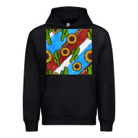 Black western 4th of july seamless pattern Urban Hoodie - BundleAndBundleShop