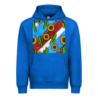 Cobalt western 4th of july seamless pattern Urban Hoodie - BundleAndBundleShop