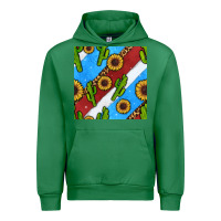 Emerald western 4th of july seamless pattern Urban Hoodie - BundleAndBundleShop