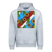 Heather Grey western 4th of july seamless pattern Urban Hoodie - BundleAndBundleShop