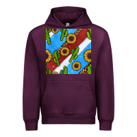 Mauve Wine western 4th of july seamless pattern Urban Hoodie - BundleAndBundleShop