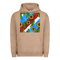 Pigment Burro western 4th of july seamless pattern Urban Hoodie - BundleAndBundleShop