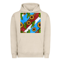 Pigment French Oak western 4th of july seamless pattern Urban Hoodie - BundleAndBundleShop
