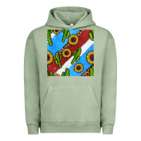 Pigment Oil Green western 4th of july seamless pattern Urban Hoodie - BundleAndBundleShop