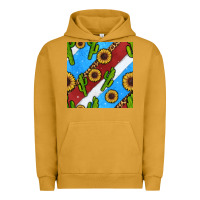 Pigment Peanut Butter western 4th of july seamless pattern Urban Hoodie - BundleAndBundleShop