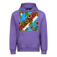 Tulip western 4th of july seamless pattern Urban Hoodie - BundleAndBundleShop